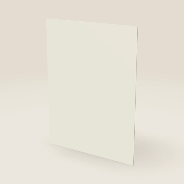 Finished Plywood Back Panel — 48" × 36", ¼" Thick — Signature Pearl, 3D picture
