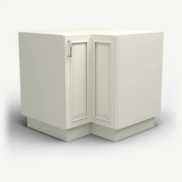 Easy Reach Corner Cabinet, Bi-Fold Door — 36" — Signature Pearl, 3D picture