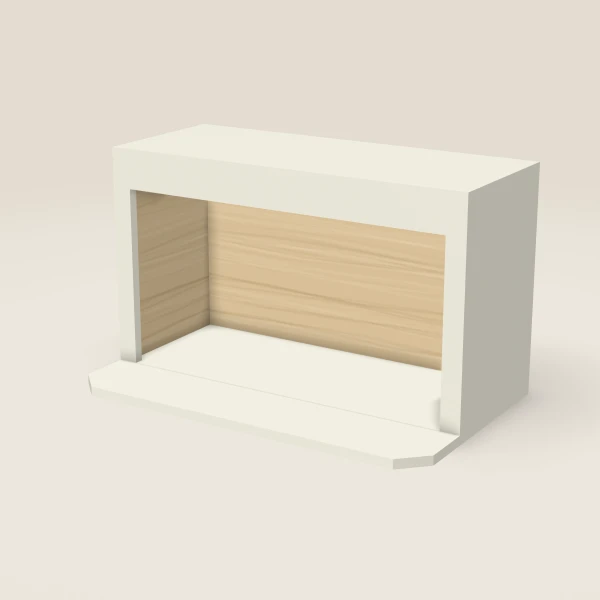 Microwave Oven Cabinet — 30" — Signature Pearl, 3D picture