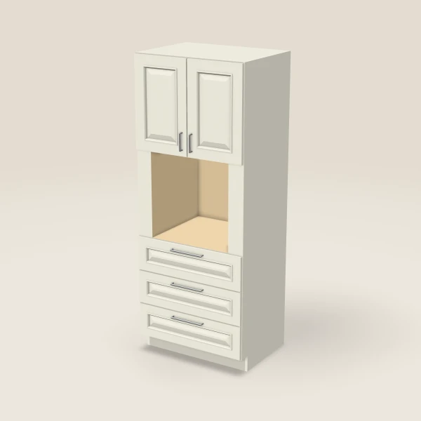 33" Oven Cabinet — 84" High — Signature Pearl, 3D picture