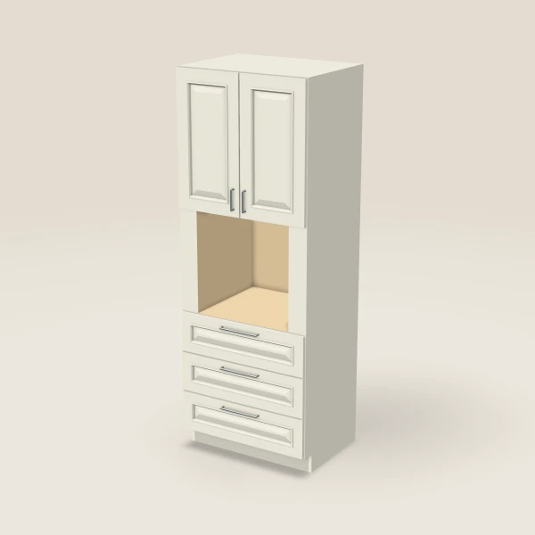 33" Oven Cabinet — 90" High — Signature Pearl, 3D picture