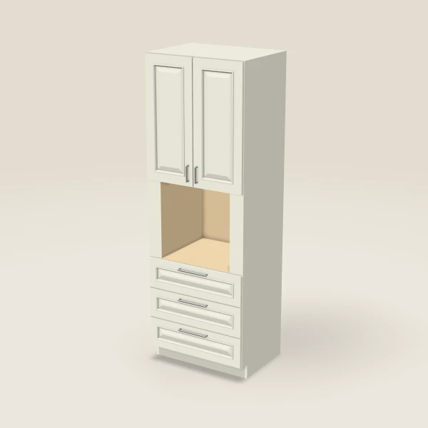 33" Oven Cabinet — 96" High — Signature Pearl, 3D picture