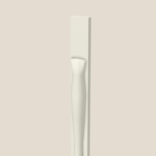 Half Leg POLE28-T384 — 84" High — Signature Pearl, 3D picture