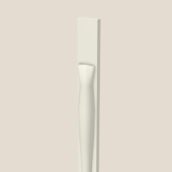 Half Leg POLE28-T396 — 96" High — Signature Pearl, 3D picture