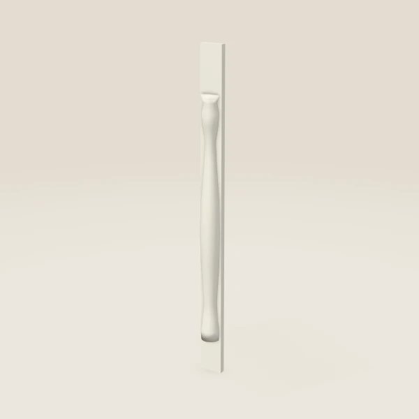 Media pata POLE28-W342 — 42" de alto, imagen en 3D