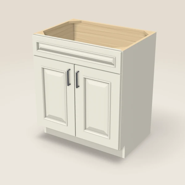 30" Vanity, Doors Only — Signature Pearl, 3D picture