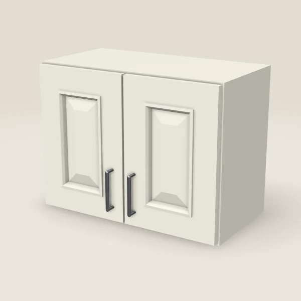 24" Wall Cabinet — 18" High, Double Door — Signature Pearl, 3D picture