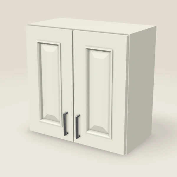 24" Wall Cabinet — 24" High, Double Door — Signature Pearl, 3D picture