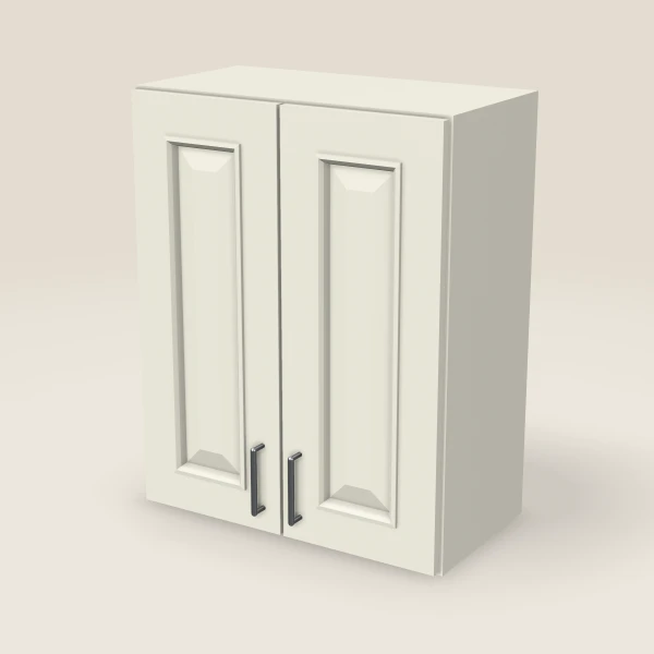 24" Wall Cabinet — 30" High, Double Door — Signature Pearl, 3D picture