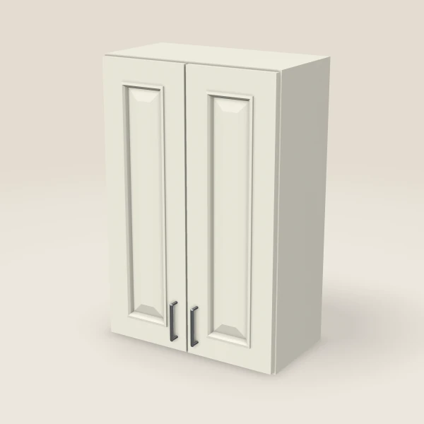 24" Wall Cabinet — 36" High, Double Door — Signature Pearl, 3D picture