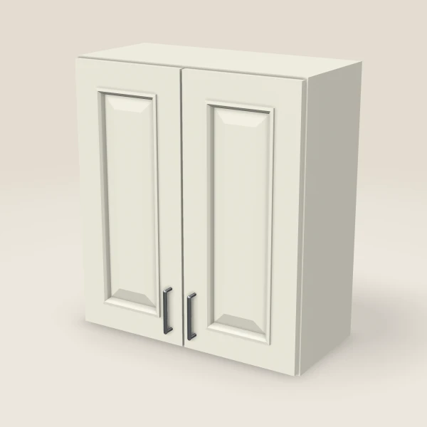 27" Wall Cabinet — 30" High, Double Door — Signature Pearl, 3D picture