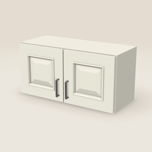 30" Wall Cabinet — 15" High, Double Door — Signature Pearl, 3D picture