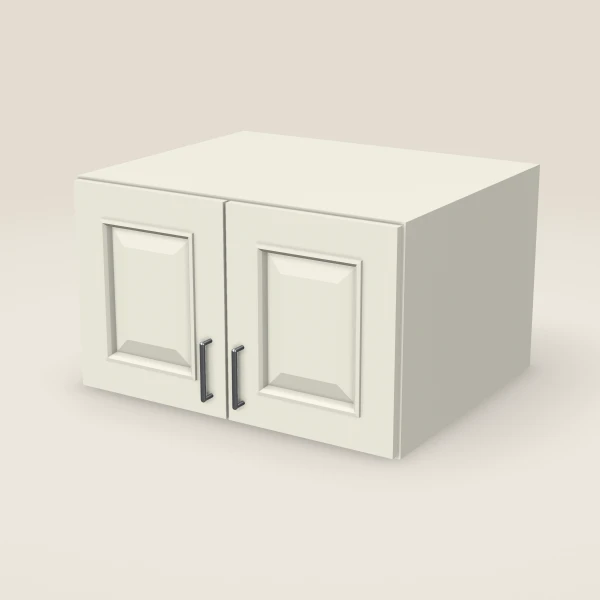 30" Wall Cabinet — 18" High, 24" Deep, Double Door — Signature Pearl, 3D picture
