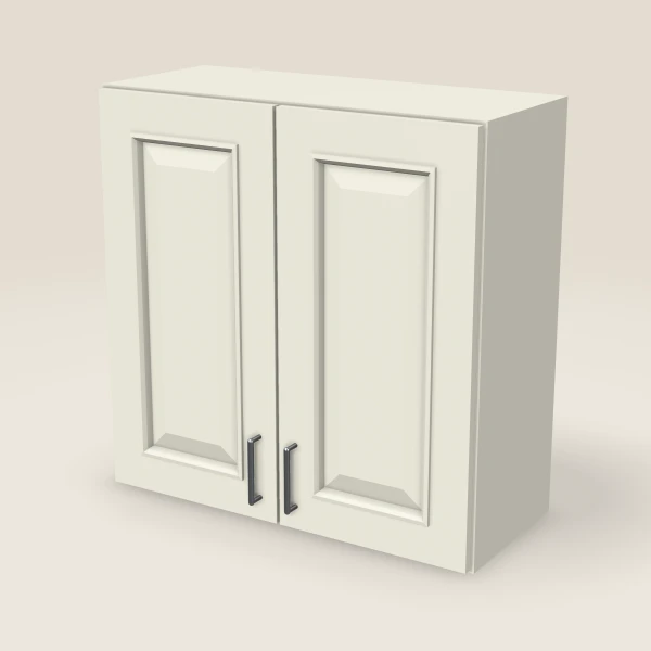 30" Wall Cabinet — 30" High, Double Door — Signature Pearl, 3D picture