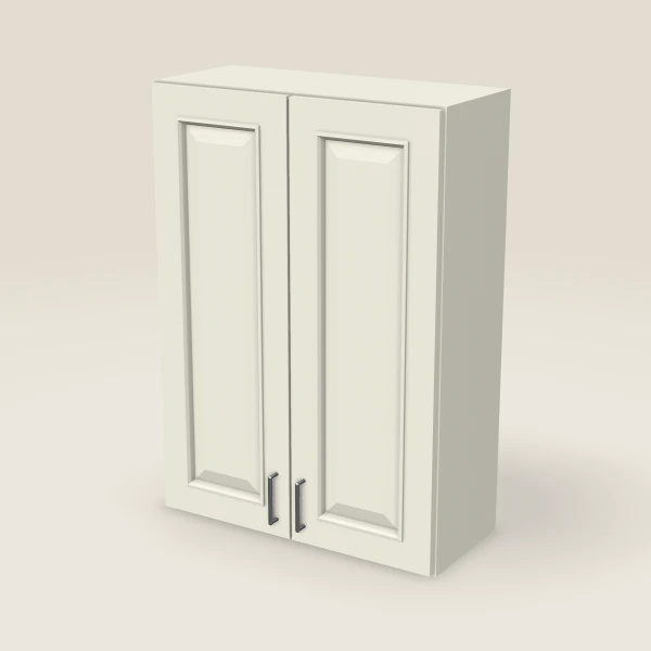 30" Wall Cabinet — 42" High, Double Door — Signature Pearl, 3D picture