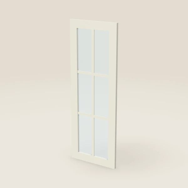 Glass Door with Mullion for W3042B (14-11/16" × 41-5/16") — Signature Pearl, 3D picture