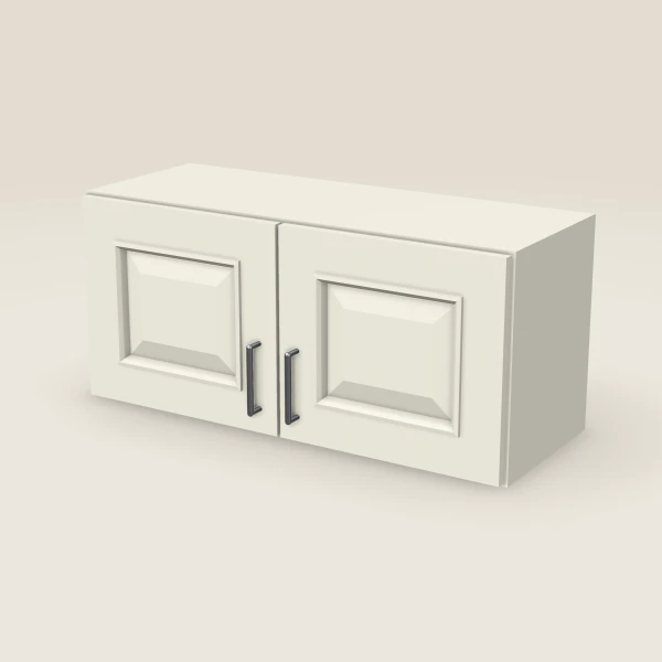 33" Wall Cabinet — 15" High, Double Door — Signature Pearl, 3D picture