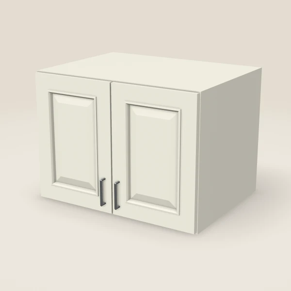 33" Wall Cabinet — 24" High, 24" Deep, Double Door — Signature Pearl, 3D picture