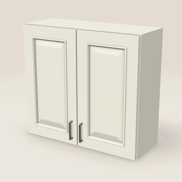 33" Wall Cabinet — 30" High, Double Door — Signature Pearl, 3D picture