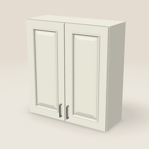 33" Wall Cabinet — 36" High, Double Door — Signature Pearl, 3D picture