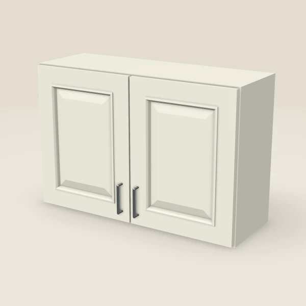36" Wall Cabinet — 24" High, Double Door — Signature Pearl, 3D picture