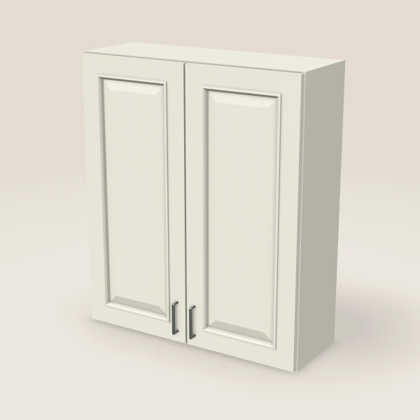 36" Wall Cabinet — 42" High, Double Door — Signature Pearl, 3D picture