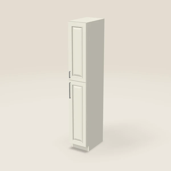 15" Wall Pantry — 96" High — Signature Pearl, 3D picture