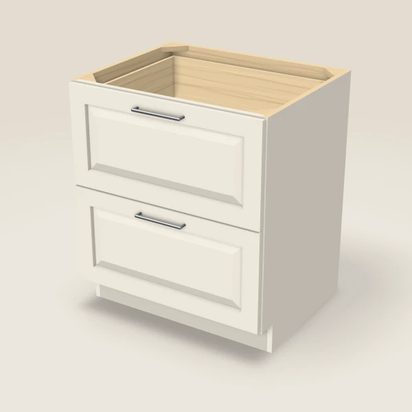 30" 2-Drawer Base — Townplace Crema, 3D picture