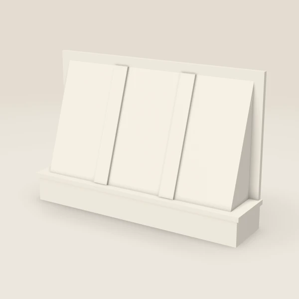 36" Arched Range Hood — Townplace Crema, 3D picture
