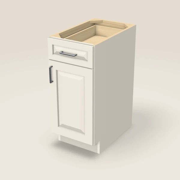 15" Base Cabinet — Townplace Crema, 3D picture
