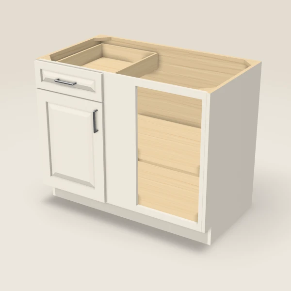 Base Blind Corner — fills 45–48" — Townplace Crema, 3D picture
