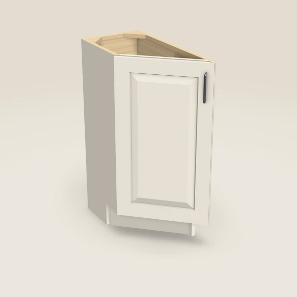 12" Base Transitional — Left — Townplace Crema, 3D picture