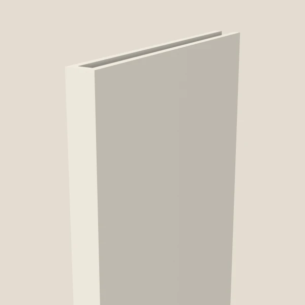 3" Boxed Column, Tall — 96" High, 27" Deep — Townplace Crema, 3D picture