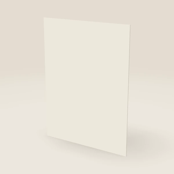 Finished Plywood Back Panel — 48" × 36", ¼" Thick — Townplace Crema, 3D picture