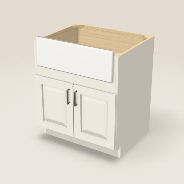 30" Farm Sink Base — Townplace Crema, 3D picture