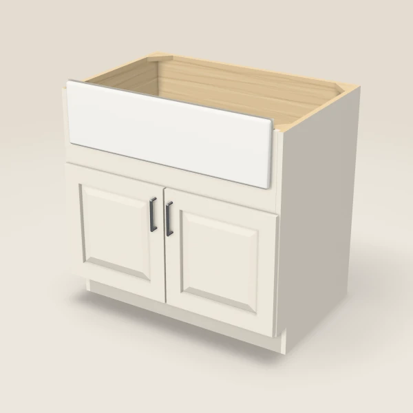 36" Farm Sink Base — Townplace Crema, 3D picture