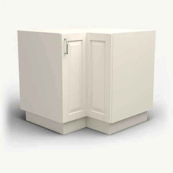 Easy Reach Corner Cabinet, Bi-Fold Door — 36" — Townplace Crema, 3D picture