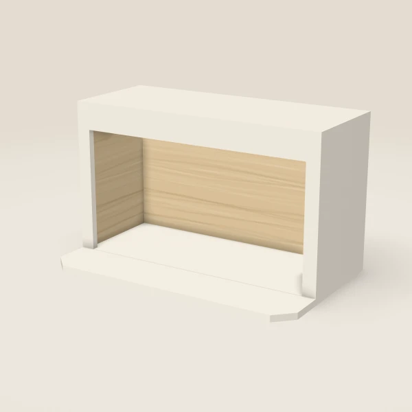 Microwave Oven Cabinet — 30" — Townplace Crema, 3D picture