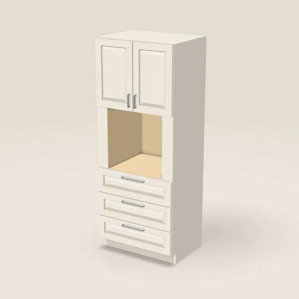 33" Oven Cabinet — 84" High — Townplace Crema, 3D picture