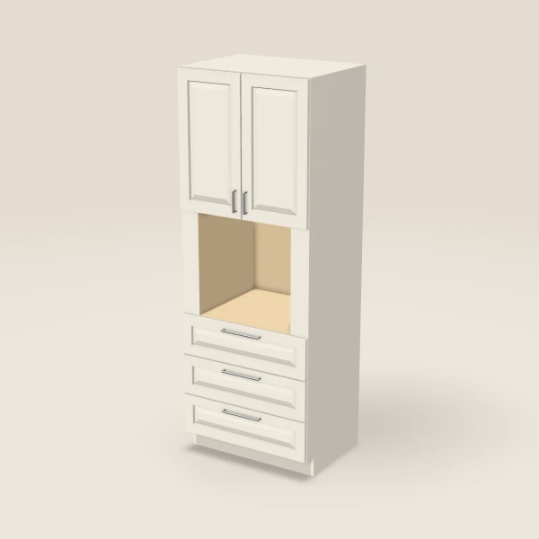 33" Oven Cabinet — 90" High — Townplace Crema, 3D picture