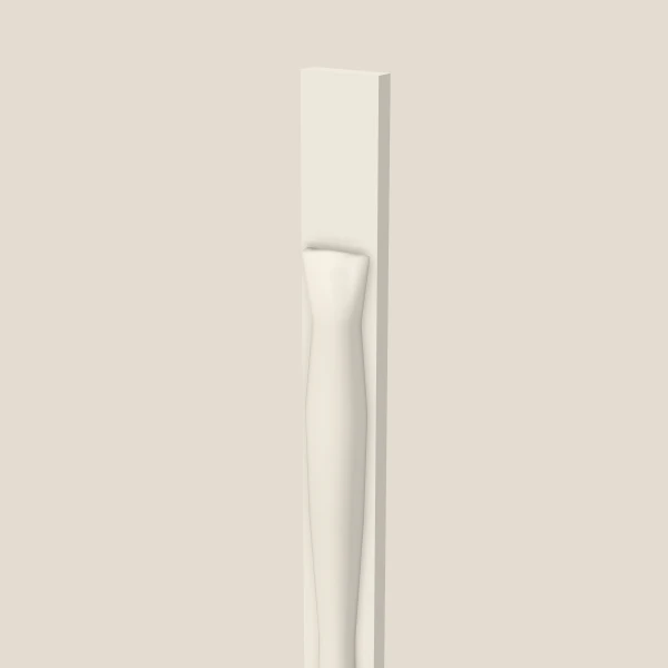 Half Leg POLE75-T390 — 90" High — Townplace Crema, 3D picture