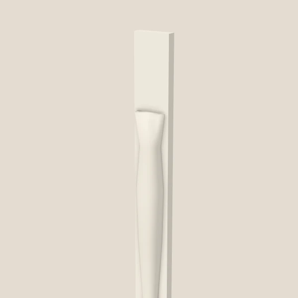 Half Leg POLE75-T396 — 96" High — Townplace Crema, 3D picture