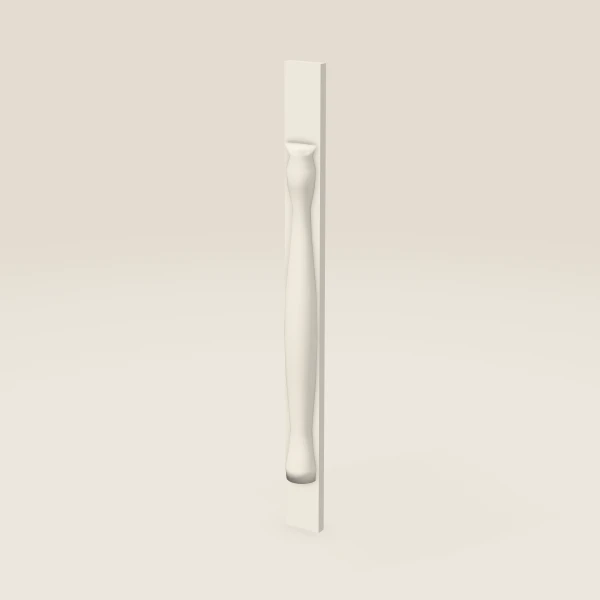 Half Leg POLE75-W336 — 36" High — Townplace Crema, 3D picture