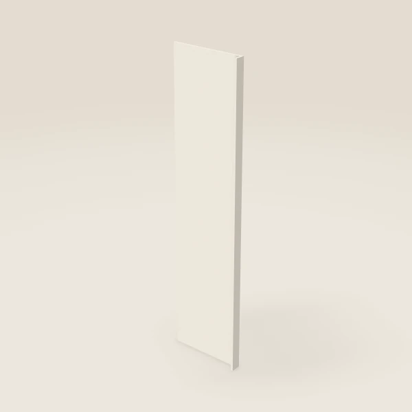 Refrigerator End Panel with 3" Return — 24" × 96" — Townplace Crema, 3D picture