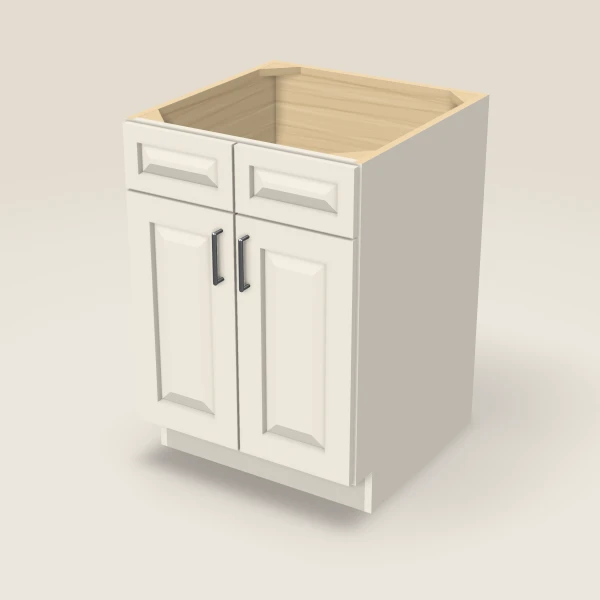 24" Sink Base — Double Door — Townplace Crema, 3D picture