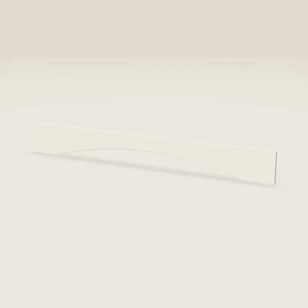 48" Arched Valance, Profile B — 6" High — Townplace Crema, 3D picture