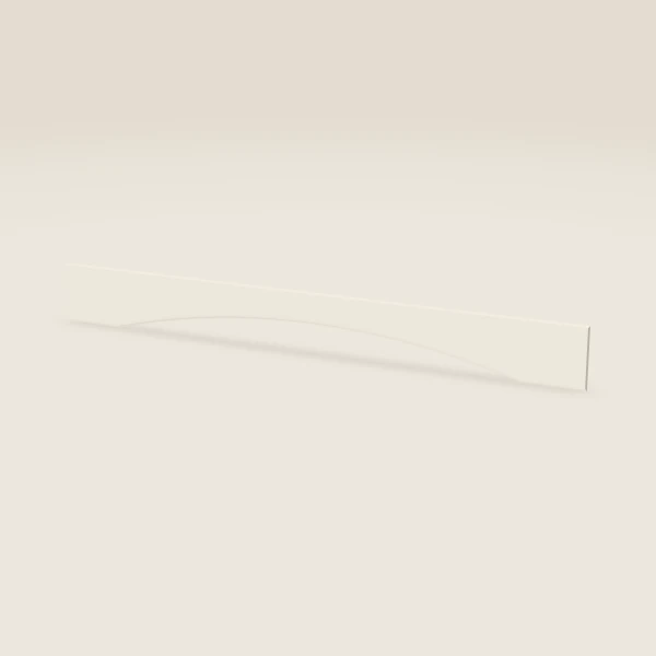 54" Arched Valance, Profile B — 6" High — Townplace Crema, 3D picture