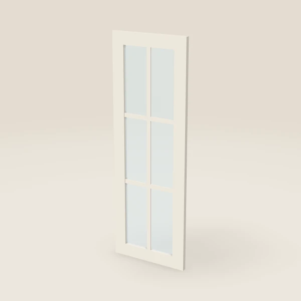 Glass Door with Mullion for W1542 (14½" × 41-5/16") — Townplace Crema, 3D picture