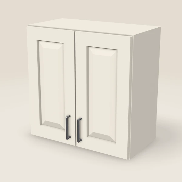 24" Wall Cabinet — 24" High, Double Door — Townplace Crema, 3D picture