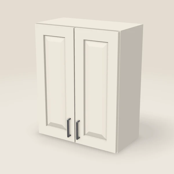 24" Wall Cabinet — 30" High, Double Door — Townplace Crema, 3D picture